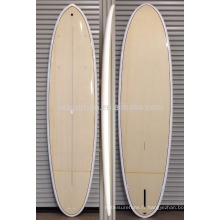 2016 Chaud!!!! Planche de paddle SUP en fibre de verre en résine époxy de placage de bambou/planche de surf en bois
